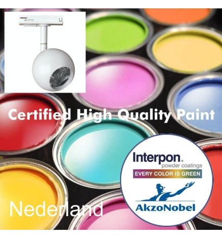 LED Tracklight 10W FENIX - White - Single-phase rails - CRI+93