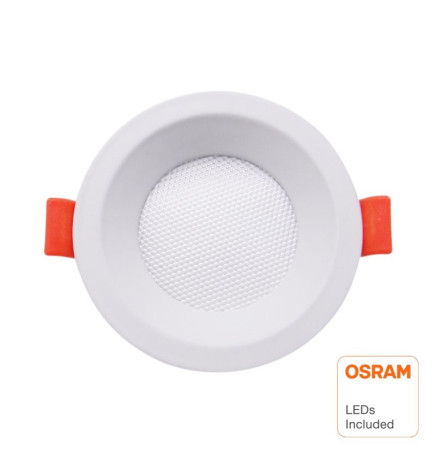 Faretto Downlight LED 8W Circolare - OSRAM CHIP DURIS E 2835 - CCT - UGR19
