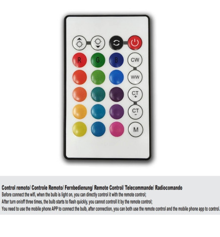 LED Strip 24W 12V SMART WiFi RGB + CCT - kan dimmes - SMD5050