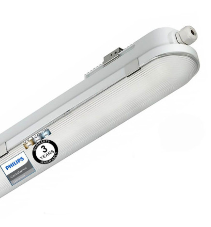 Regua Estanca LED integrado 50W Philips Driver COREPLUS - CCT - 150cm