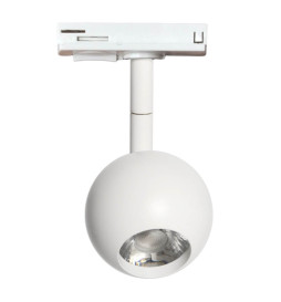 LED skinnespot 10W FENIX -  Hvit - 1-fase - CRI+93