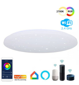 18W WiFi SMART RGB + CCT LED-loftslampe - dæmpbar