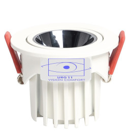 12W LED Downlight White - Bridgelux Chip - UGR11- CCT