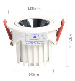 Encastrável LED 12W Branco Bridgelux Chip - UGR11- CCT