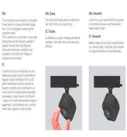 LED spotlight  28W  LEIPZIG  3-fas - VOSSLOH - Justerbar optik - 36º-60º