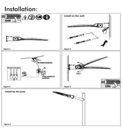 LED gatelys 100W FRIGG - PHILIPS Chip LUMILEDS