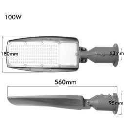 LED Gadebelysning 100W FRIGG - PHILIPS Chip LUMILEDS