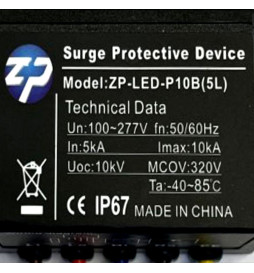 Surge Protector of up to 10Kv - Montage en série