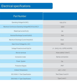 Ylijännitesuoja jopa 10Kv - Sarjaasennus