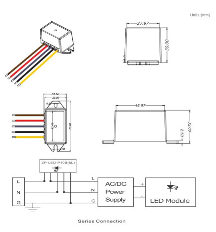 Surge Protector of up to 10Kv - Montage en série