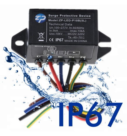 Surge Protector of up to 10Kv - Montage en série