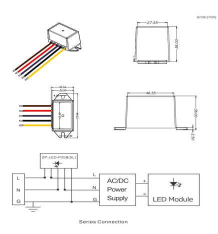 Surge Protector of up to 20Kv - Montage en série