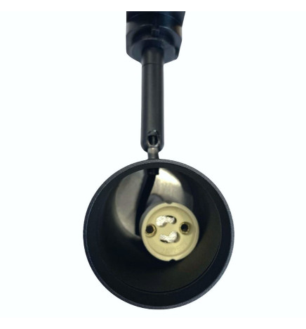 Schienenlampe SCHWARZ für Lampe GU10
