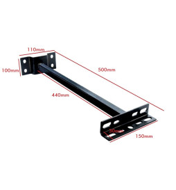 Support de projecteur Noir LED 50cm