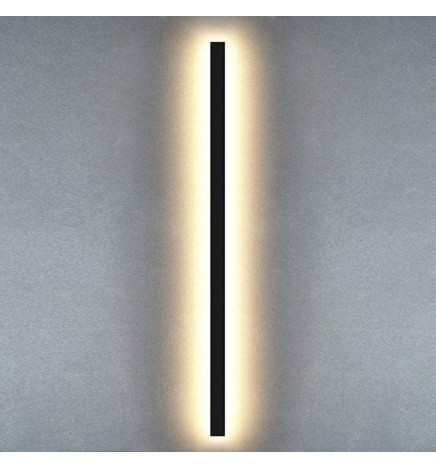 LED Wandleuchte - Lineare - WASHINGTON SCHWARZ - 0,5m - 1m - 1,5m - 2m - IP54