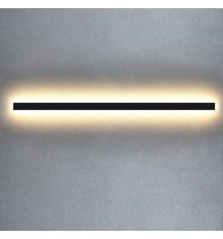 Wall Light Linear LED- WASHINGTON BLACK - 0.5m - 1m - 1.5m - 2m - IP54