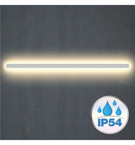 LED-Vägglampa - Linjär -  WASHINGTON  VIT - 0,5 m - 1 m - 1,5 m - 2 m - IP54