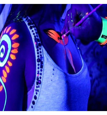 LED vägg tvättstång 36W UV ultraviolett 12x3W