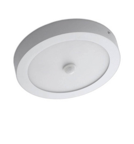 Plafón LED Superficie circular 20W con Detector de  Movimiento - CCT