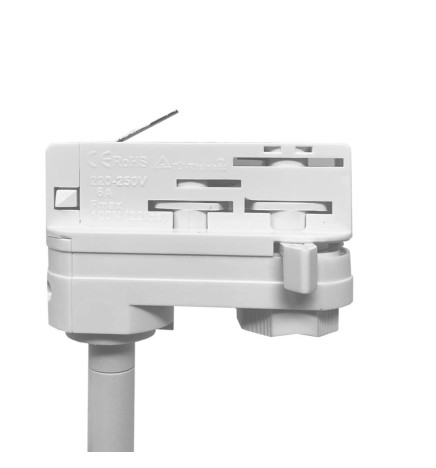 Spot Rail BLANC - culot GU10 - THREE-PHASE