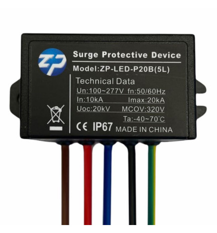 Surge Protector of up to 20Kv - Montage en série