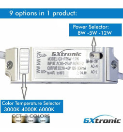 Spot à LED FENIX 12W blanc CRI+93 SURFACE -  UGR13 - CCT