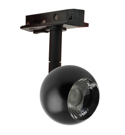 Foco LED 10W FENIX Negro Carril Monofásico CRI+93