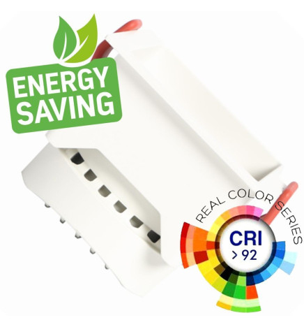 Encastrável LED 12W Quadrado Branco Bridgelux Chip - UGR11- CCT- CRI+92