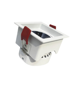 Downlight LED 12W Carré Blanc - Bridgelux Chip - UGR11- CCT- CRI+92