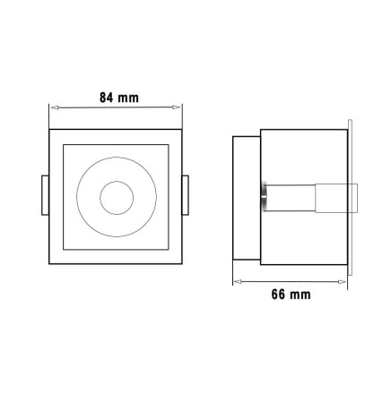 LED Downlight 12W Torget Hvit - Bridgelux Chip - UGR11- CCT- CRI+92