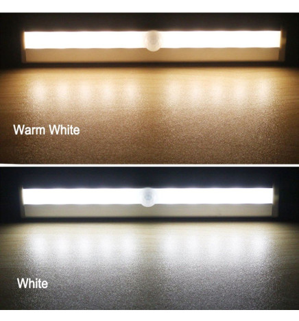 Pack 2 - Luce Magnetica per Armadio  LED - Sensore Movimento - Batteria al litio - Ricaricabile  USB