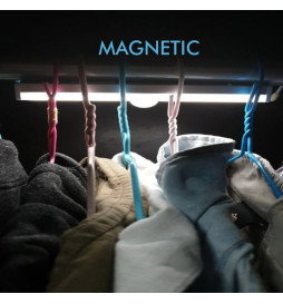 Pack 2 - Magnetic LED Closet Light - Motion Sensor - Lithium Battery - USB Rechargeable