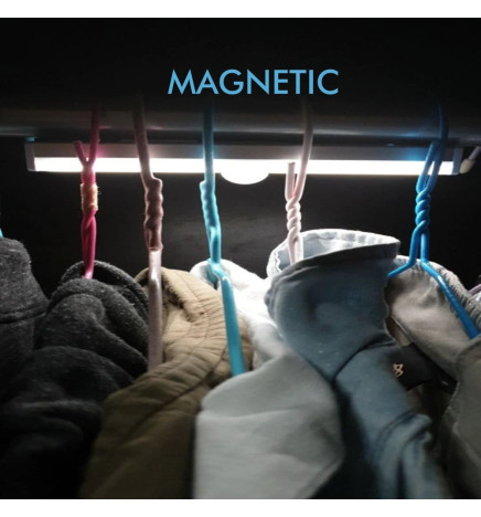 Pack 2 - Luce Magnetica per Armadio  LED - Sensore Movimento - Batteria al litio - Ricaricabile  USB