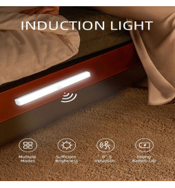 Pack 2 - Magnetisk LED-garderobsljus - Rörelsesensor - Litiumbatteri - USB Uppladdningsbart