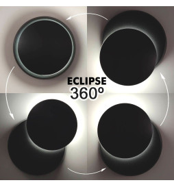 Aplique LED 6W APOLO Blanco - Negro