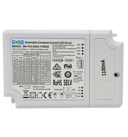 Driver DALI 42W 1100mA IP20
