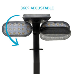 Solar garden light 4500K with motion sensor