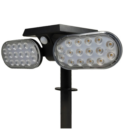 Pica solar de jardim 4500K com sensor de movimento