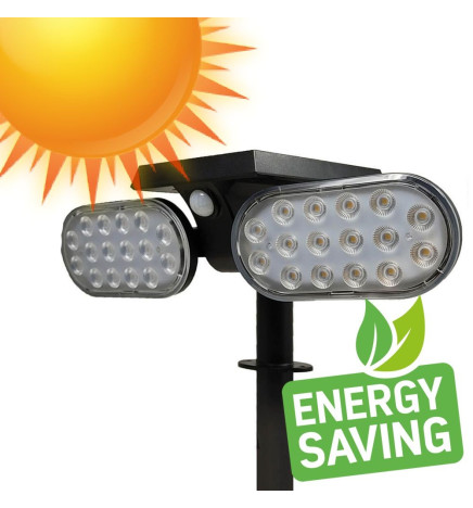 Solar garden light 4500K with motion sensor