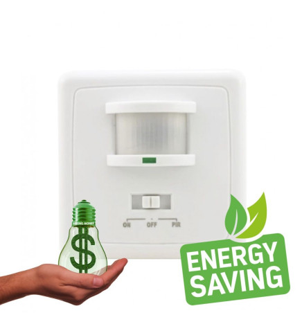 Vægbevægelsesdetektor 160º