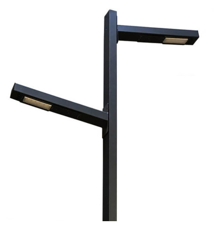 LED-gatubelysning 100W HELGA - 4 meter - 6 meter