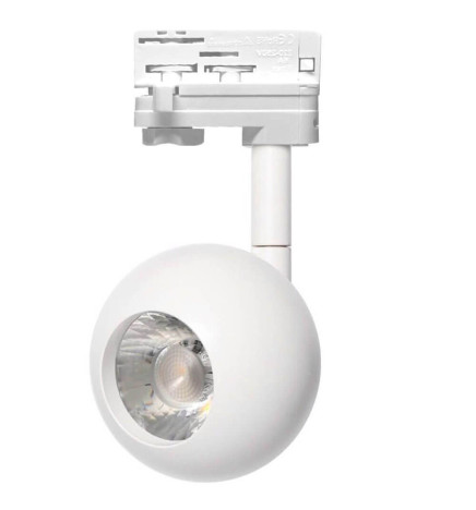 Foco LED 10W FENIX Blanco Carril Trifásico CRI+93