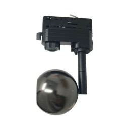 Faretto LED 10W FENIX -  cromo nero - Binario TRIFASE - CRI+93