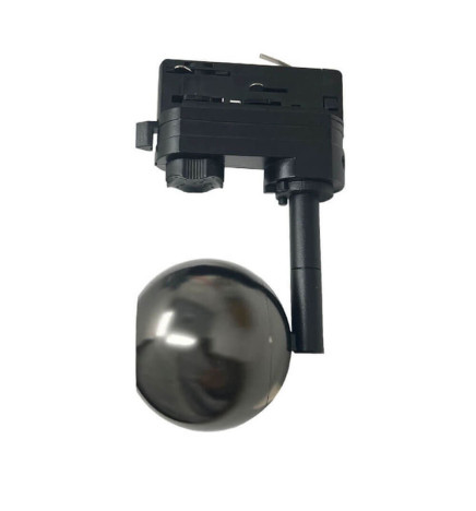 LED Tracklight 10W FENIX - black chrome - 3-PHASE rails - CRI+93