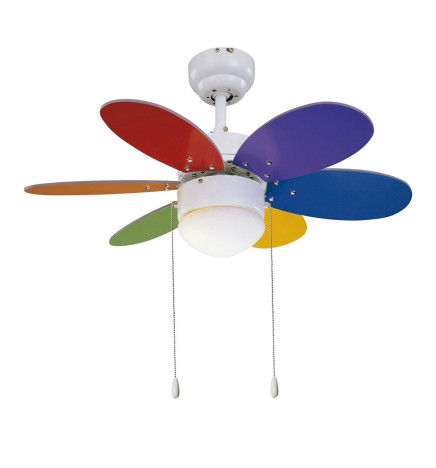 LED-fläkt i taket RAINBOW - E27 - IP20