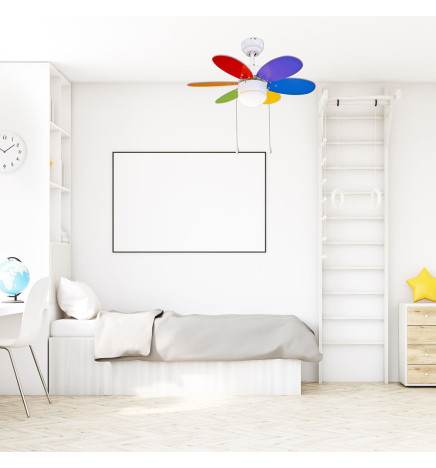 Ventilador de tecto LED RAINBOW - E27 - IP20