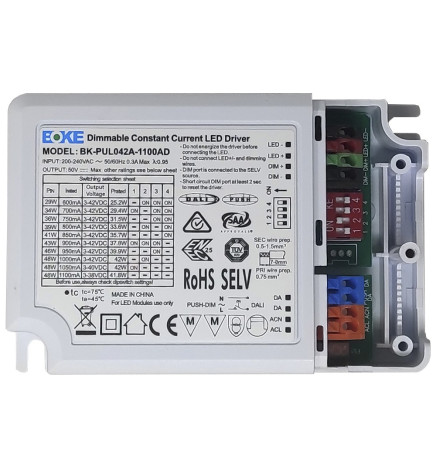 Driver DALI 42W 1100mA IP20