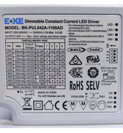 Driver DALI 42W 1100mA IP20
