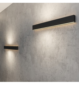 LED Wandleuchte - Lineare - WASHINGTON SCHWARZ - 0,5m - 1m - 1,5m - 2m - IP54