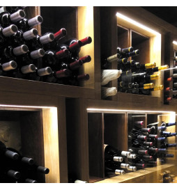 Barra lineare LED integrata- Superficie - TENNESEES ARGENTO -24V- 0,5m - 1m - 1,5m - 2m